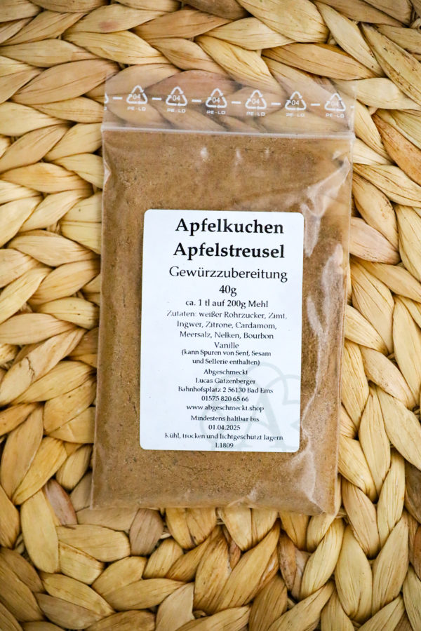 Apfelkuchen Gewürz