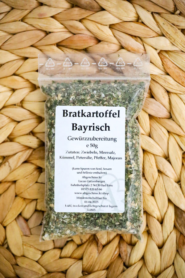 Bratkartoffel Gewürz Bayrisch