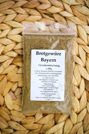Brot Gewürz Bayern