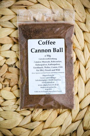Coffee Cannon Ball Rub