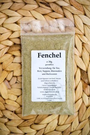 Fenchelsaat gemahlen