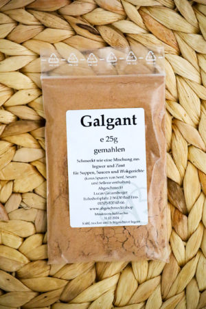 Galgant gemahlen