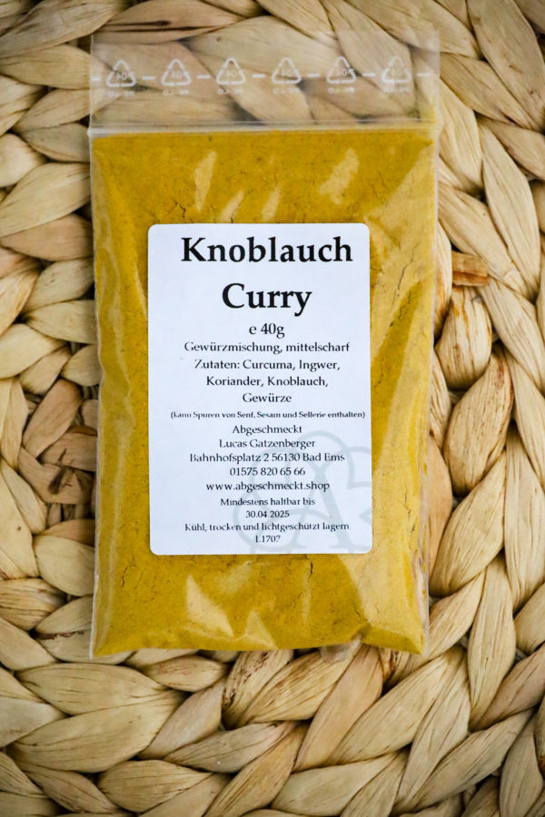 Knoblauch Curry