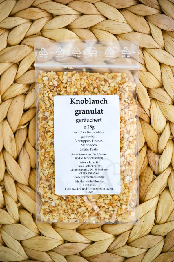 Knoblauchgranulat geräuchert