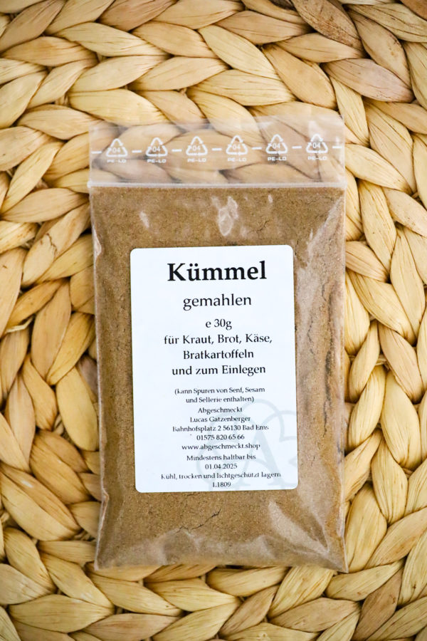 Kümmel gemahlen