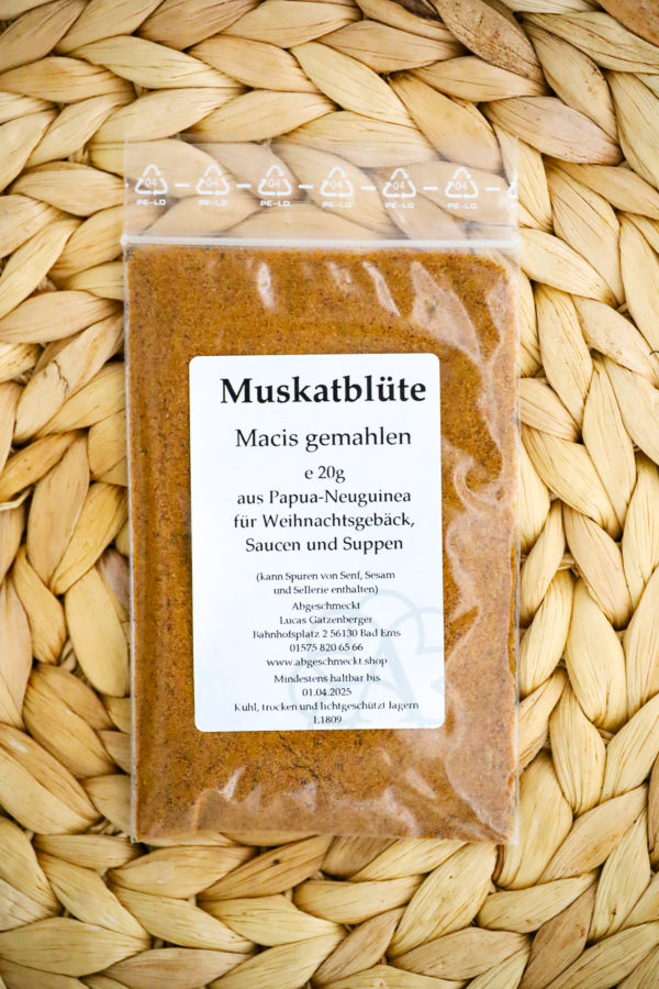Muskatblüte gemahlen