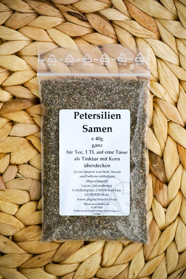 Petersilie Samen