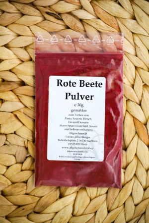 Rote Beete Pulver