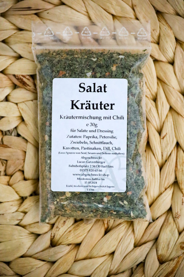 Salatkräuter mit Chili